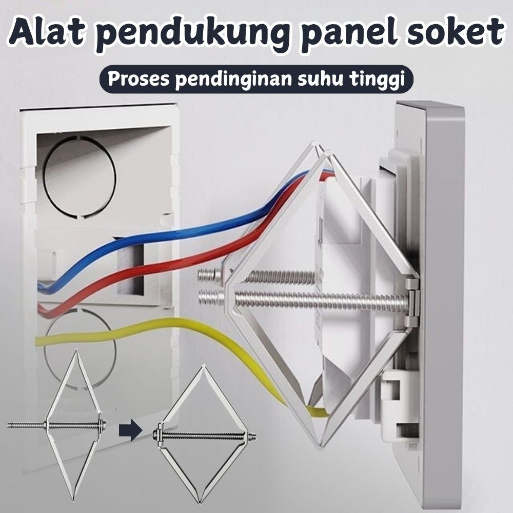 10PCS Wall Installation Box Repair Tool Rahasia Dudukan Saklar Kaset Perbaikan Panel Sakelar Tongkat
