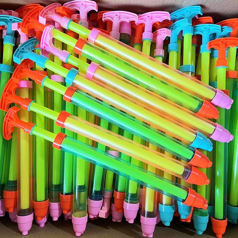 Mainan Pistol Air Anak Tabung Tunggal Tarik Pistol Air Meriam Air Mainan Pantai Mainan Pasir Grosir