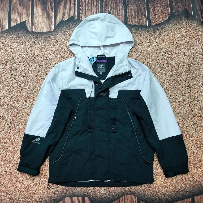 jaket gunung gorpcore NEW BALANCE ALL TERRAIN snowboard multi colour waterproof caaual size L