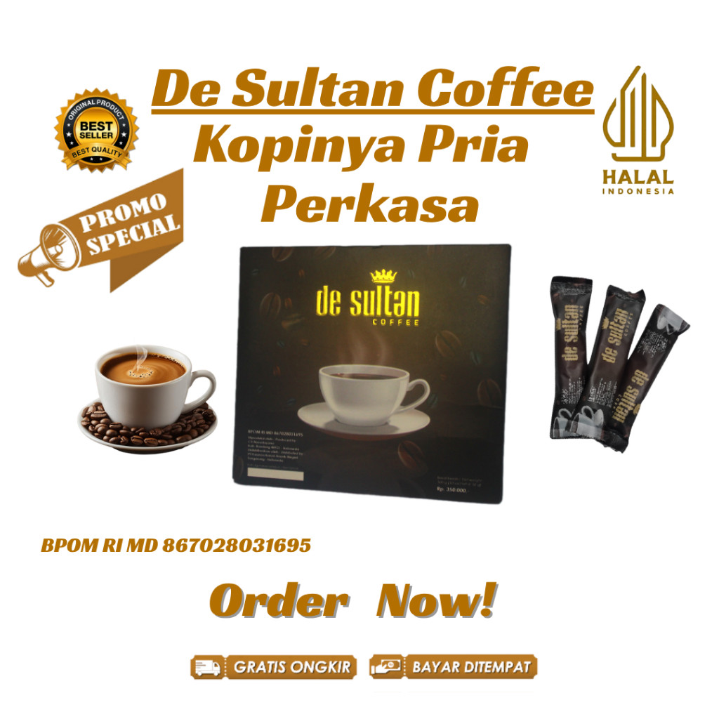Kopi Bubuk Kuat Pria Wanita Dewasa Tingkatkan Stamina De Sultan Coffee