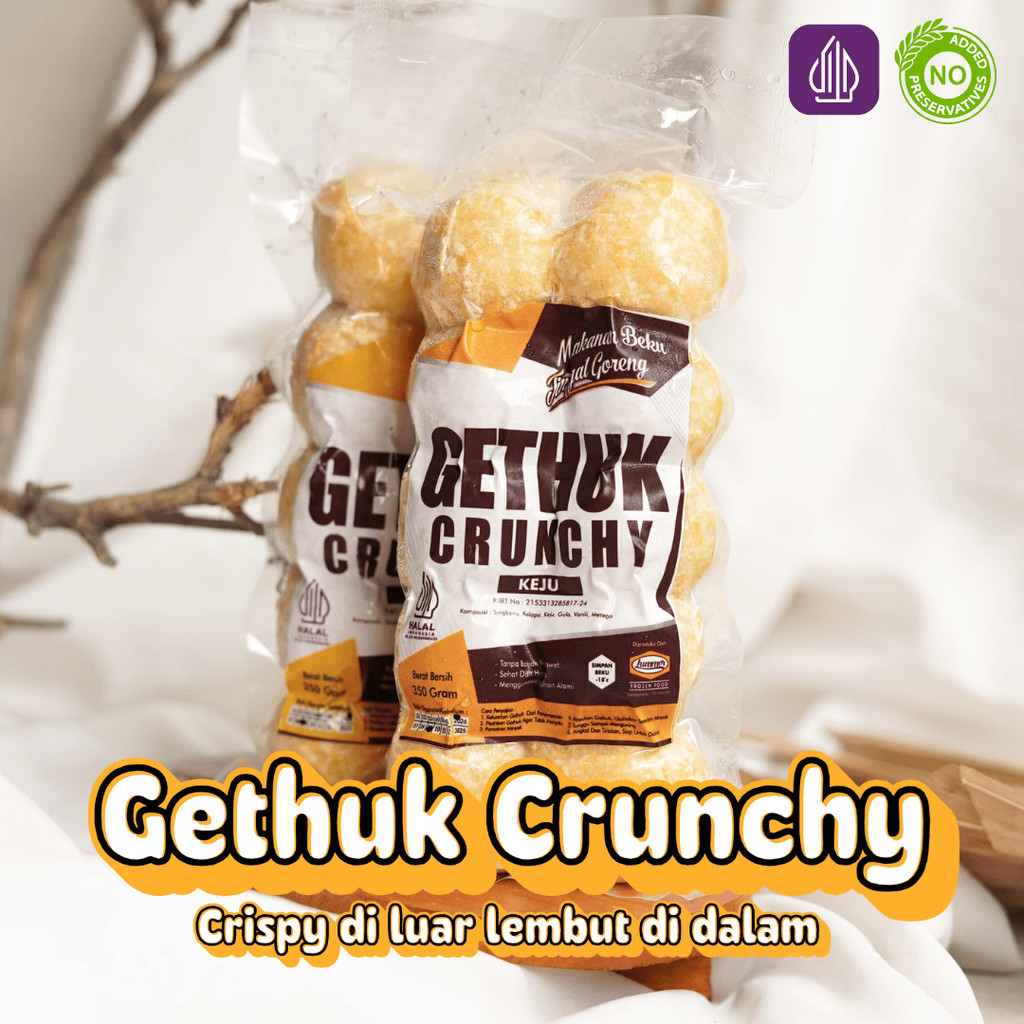 Gethuk Crunchy Original Frozen Makanan Siap Goreng Merk Lummer Camilan Kekinian Enak pulen