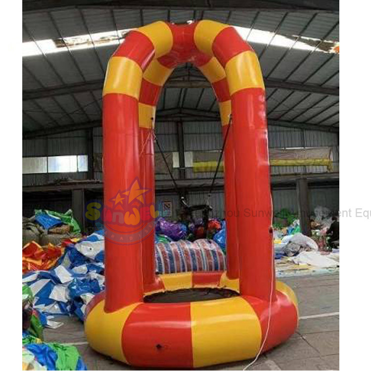 Exciting 4 pillars inflatable bungee/Inflatable Bungee Trampoline / Bungee Jumping For Kids