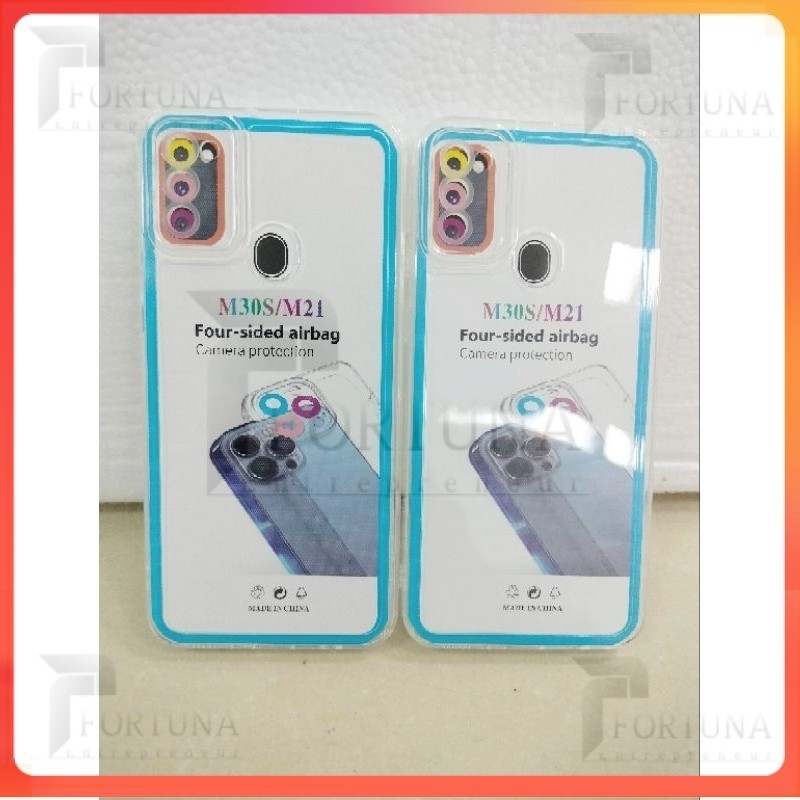GROSIR COD casing SOFTCASE CLEAR SPACE TPU SAMSUNG M30S/M21 SILICON BENING + PELINDUNG CAMERA