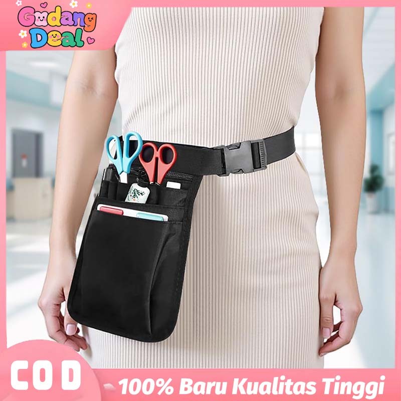 Tas Selempang Perawat Gaya Eropa & Amerika Organizer Alat Medis dan Perlengkapan Kesehatan Tas Profe