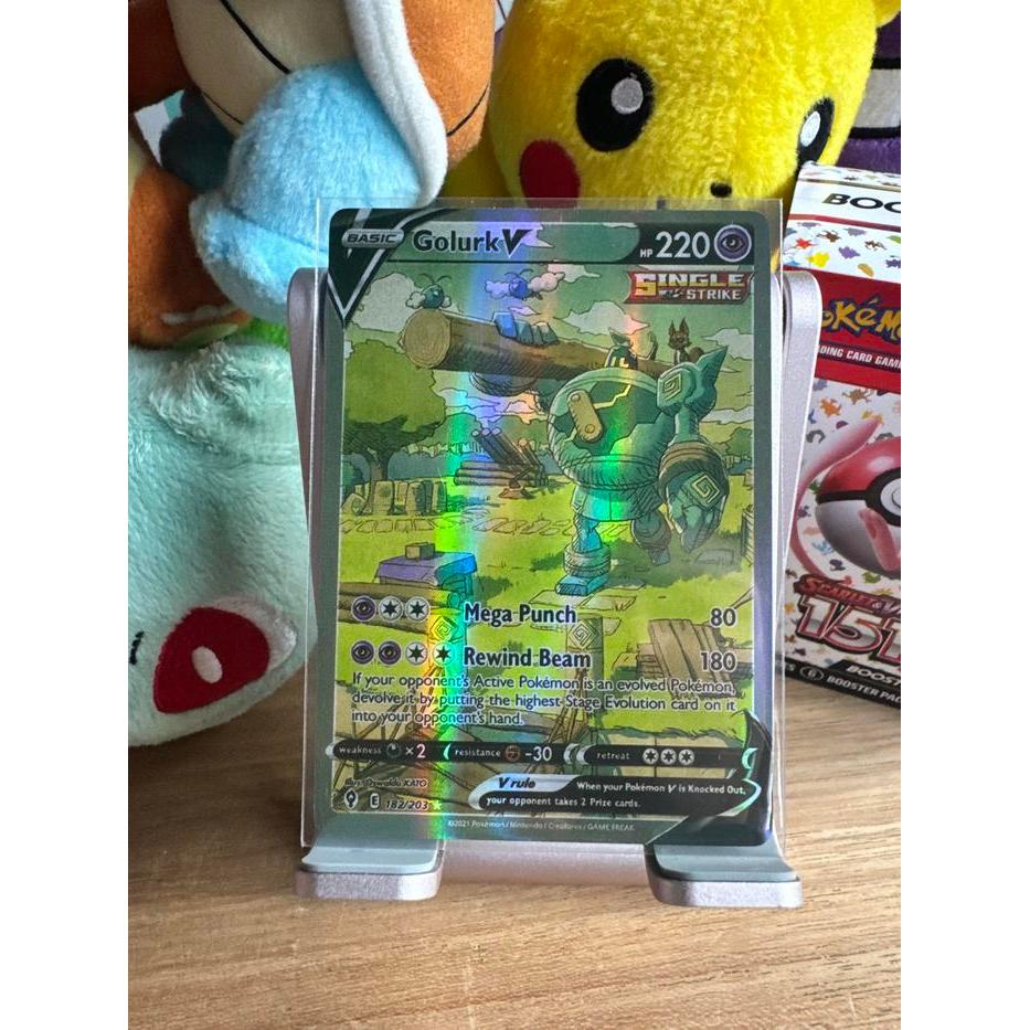 2021  Pokemon  Golurk V  SR  Evolving Skies  EN