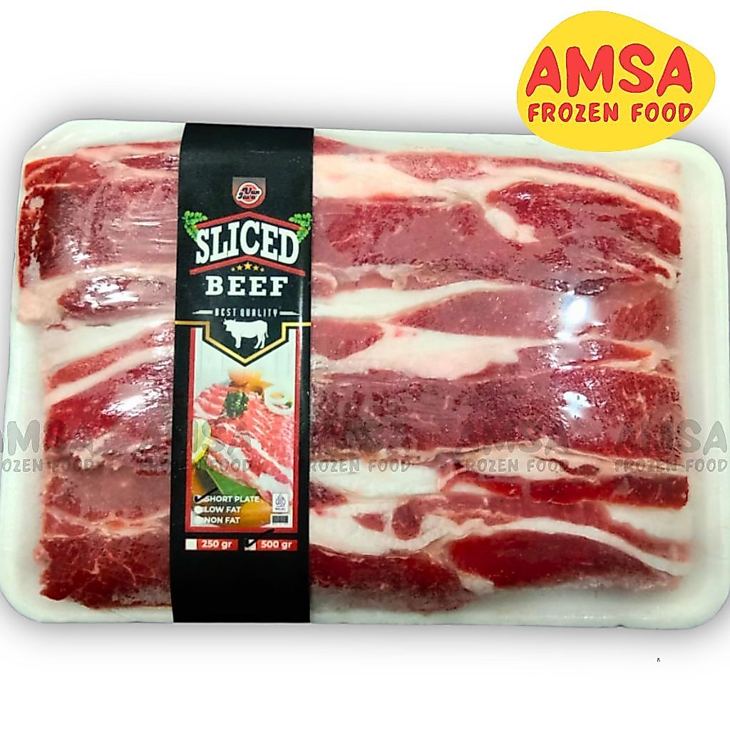 Shortplate AUS 500 gr / Daging Slice Shortplate