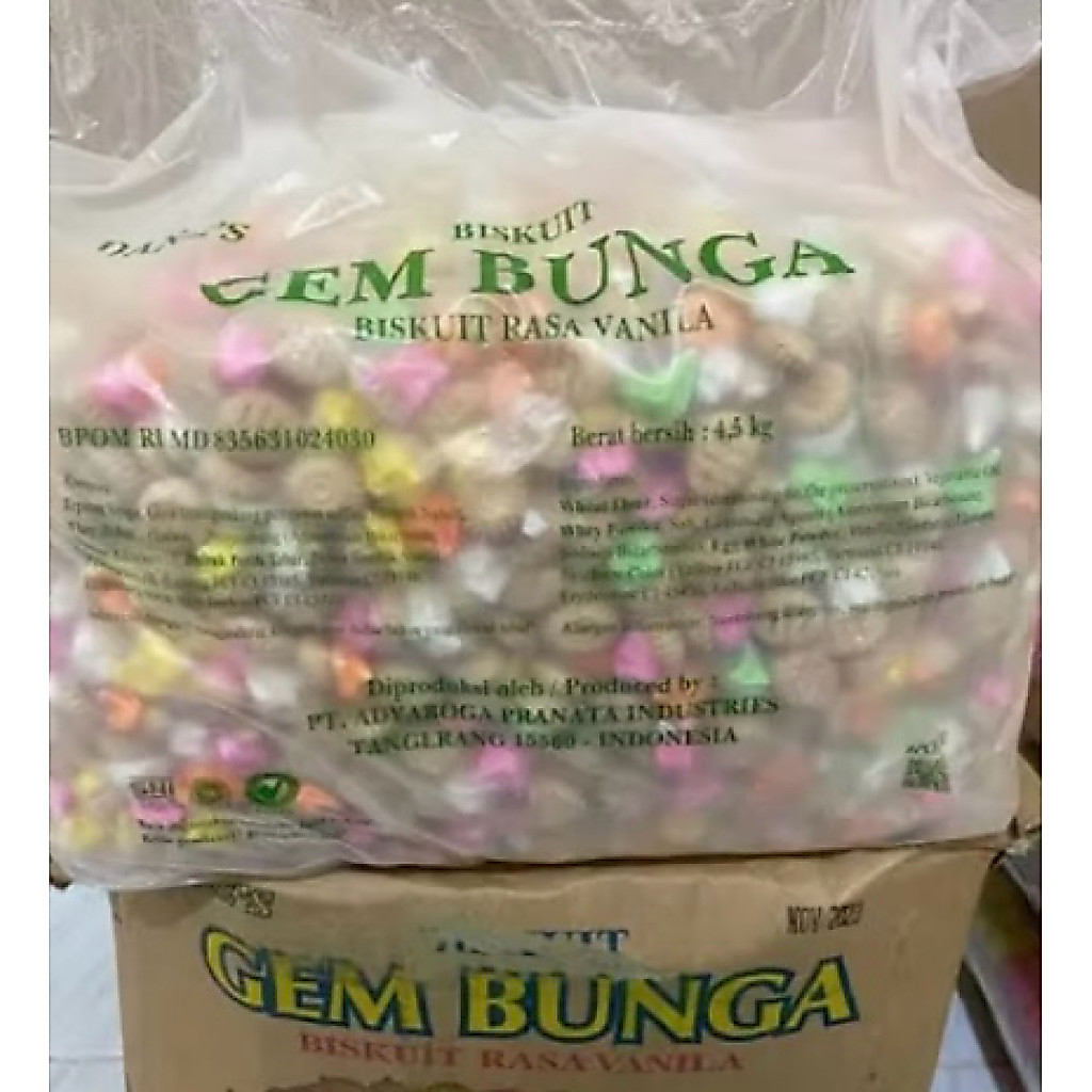1 BAL ISI 4KG GEM ICE CREAM / GEM ROSE BUNGA
