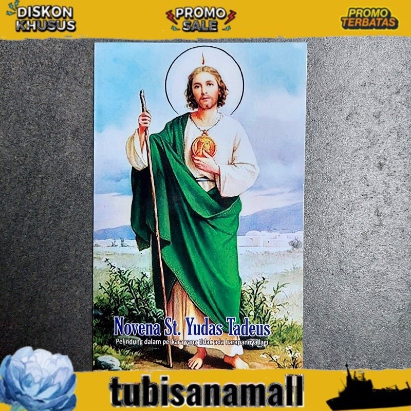 PROMO Lembar Doa Novena Yudas Tadeus Katolik Pelindung Dalam Perkara yg Tidak Ada Harapannya Lagi FR