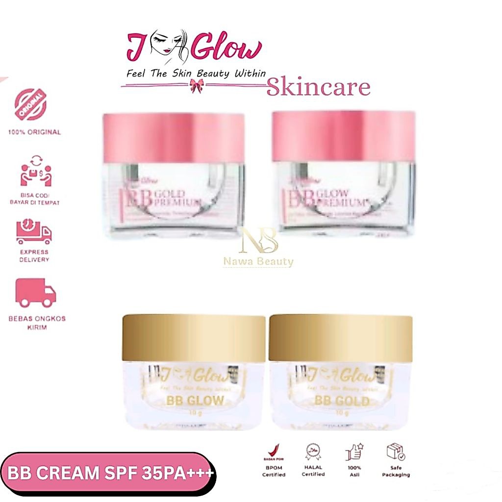 Jglow BB Cream BB GLOW - BB GOLD Mencerahkan -Jglow Skicare
