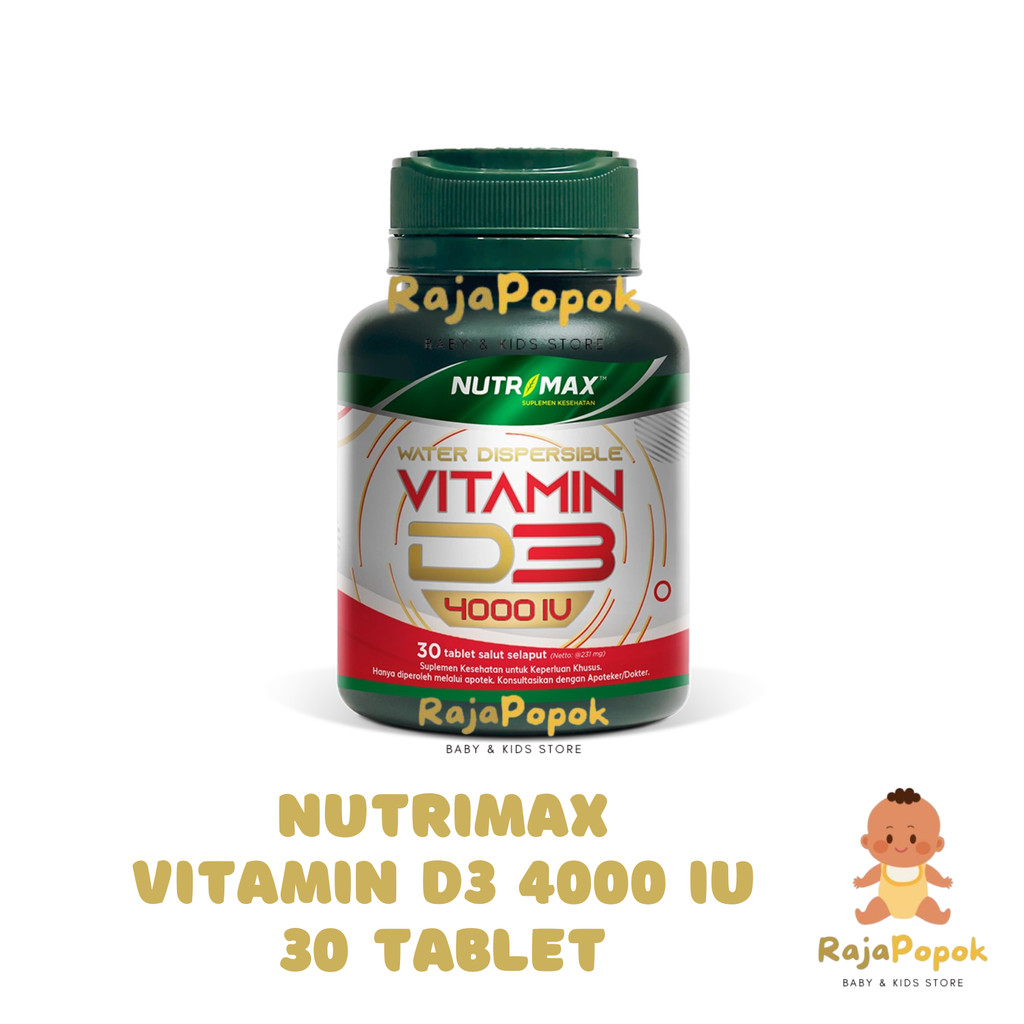 Nutrimax Vitamin D3 4000 IU 30 Tablet | Nutri Max Vit D3 Vitamin D