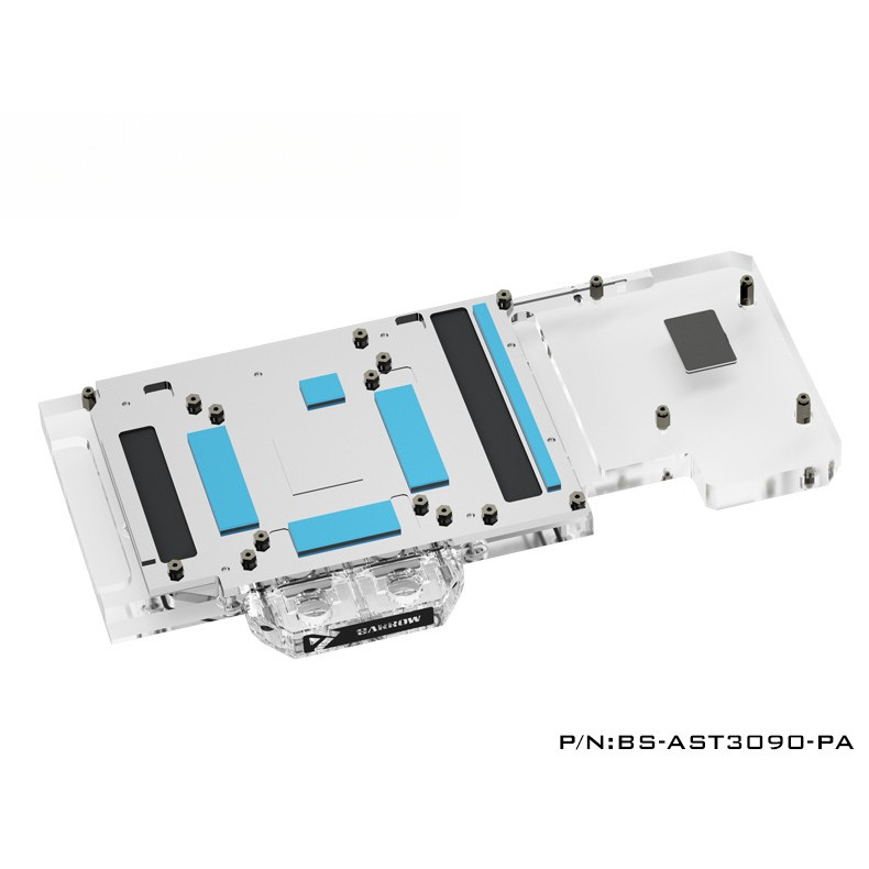 BARROW GPU Water Block Water Cooler Backplate for TUF RTX3080 TI O10G O12G/RTX3090 O24G GAMING GPU C