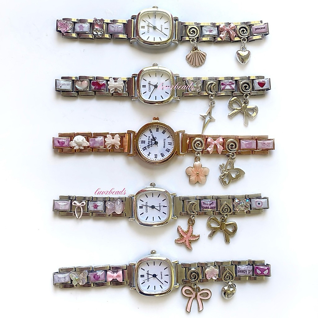 Italian Charm Watch | Jam Tangan Italian Charm | Jam Tangan Aesthetic