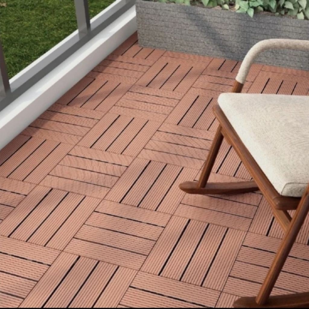 Decking WPC Tile Kayu Asri / Decking Tile Outdoor / Decking Tile / Decking Tile Lantai