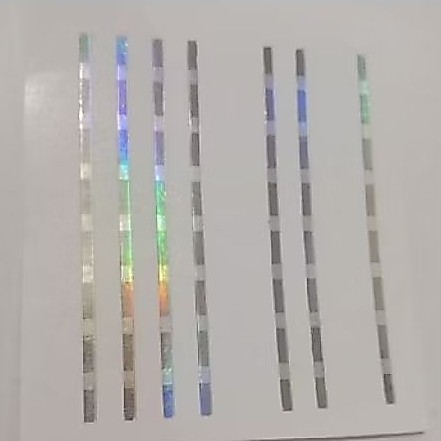 Stiker Unik Hologram Laminasi Glossy Replika STNK Garis Depan