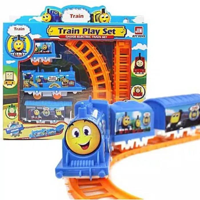 mainan kereta api jumbo MAINAN ANAK REL KERETA API TS ELEKTRIK 3 GERBONG Baterai Control - tomas kec