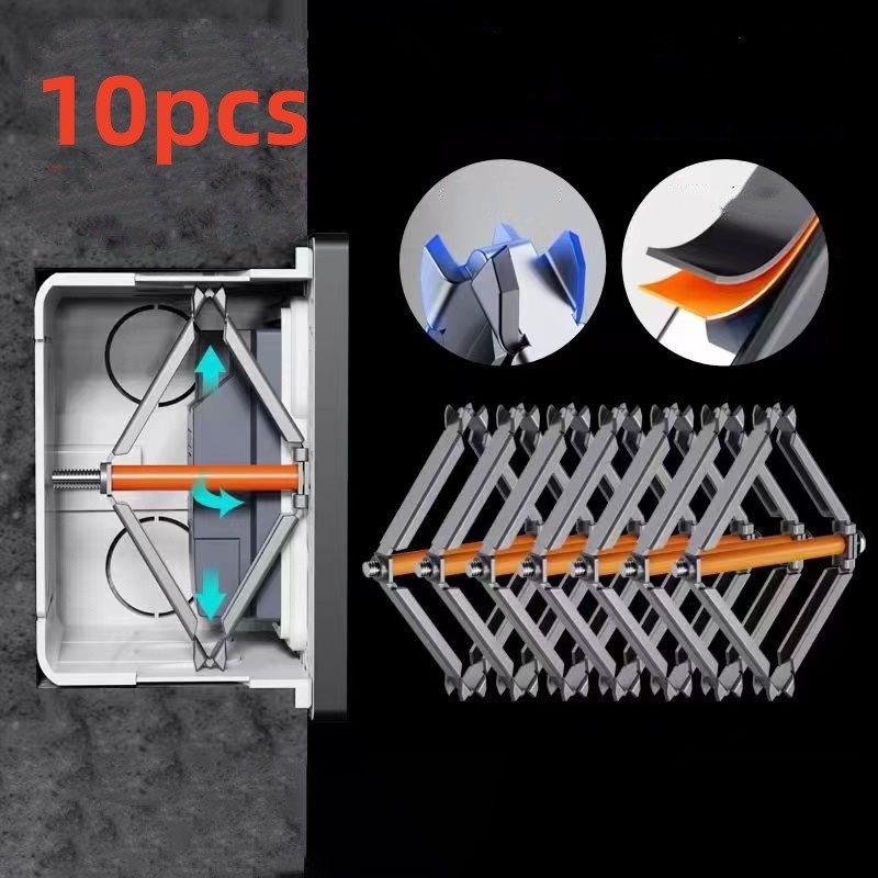 10pcs Pengencang Sekrup Kotak Inbow Saklar Colokan / Wall Mount Switch Box Repair Tool