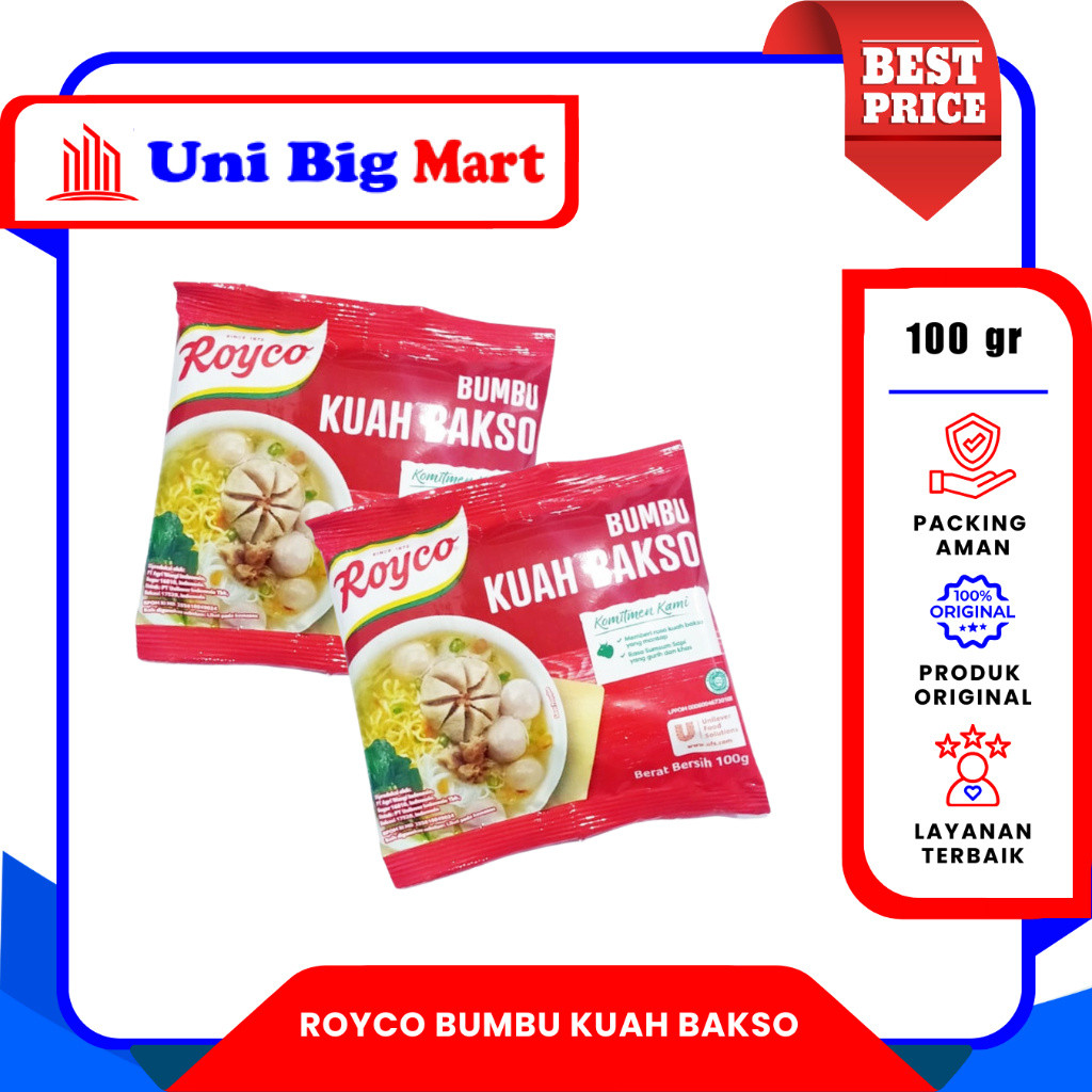 ROYCO BUMBU INSTAN KUAH KALDU BAKSO SAPI - 100 gr