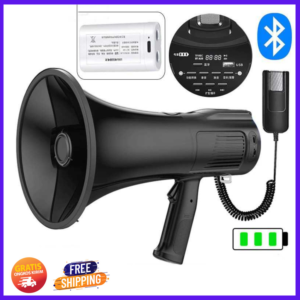 COD HYTONG Speaker Toa Megaphone Recording 350s Bluetooth MicroSD USB 100W - ML-106U / Speaker Megap