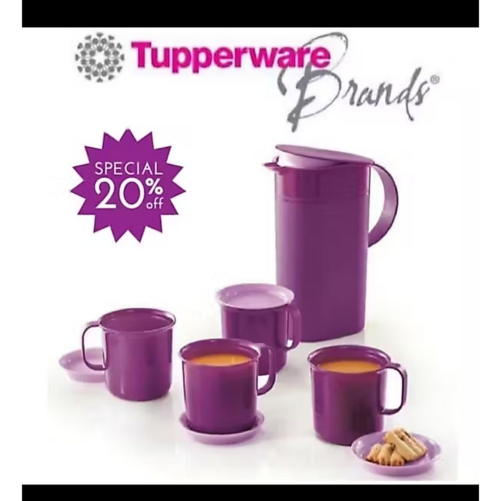 teko set prudio set tupperware