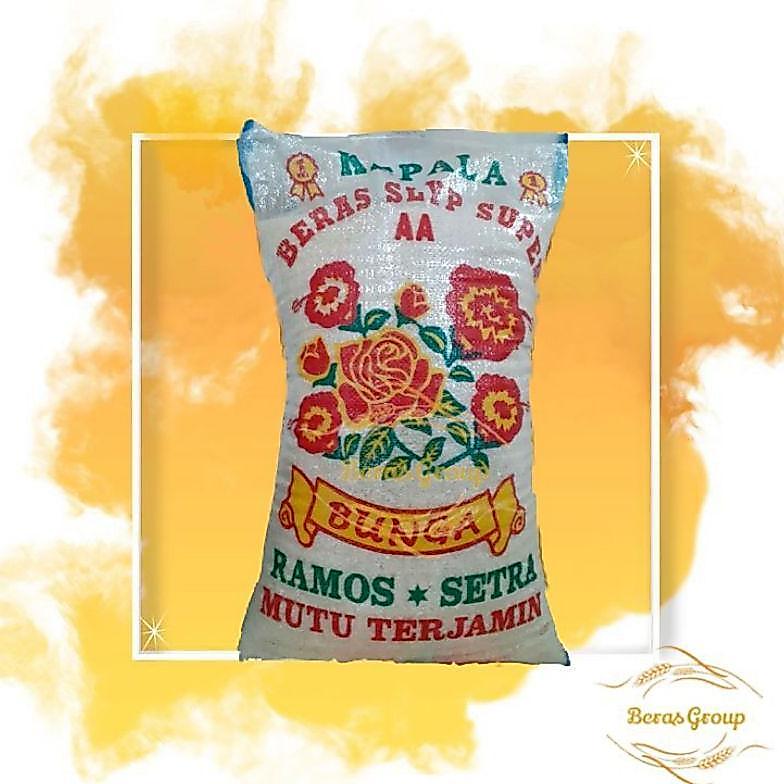 Terlarisstok Beras Bunga Slyp Super 10Kg - Beras Ramos Cap Bunga 10Kg