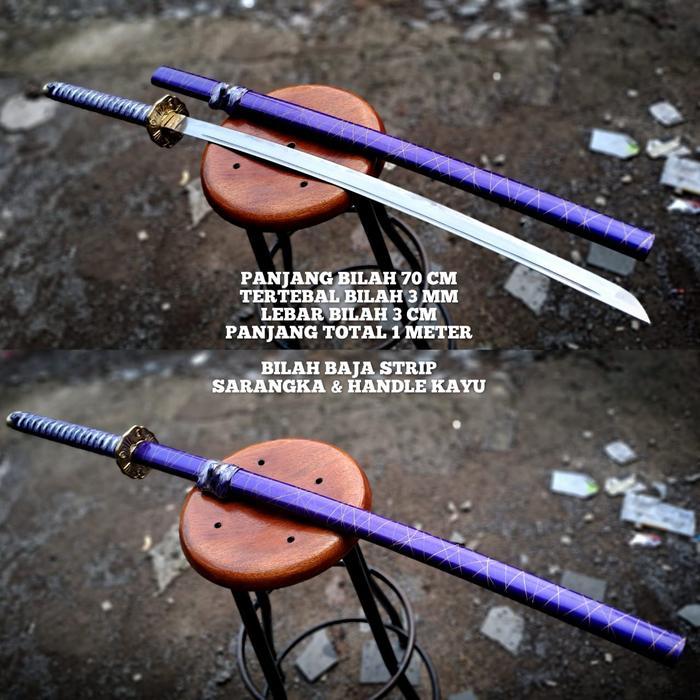 katana new denjiro ungu plus bonus