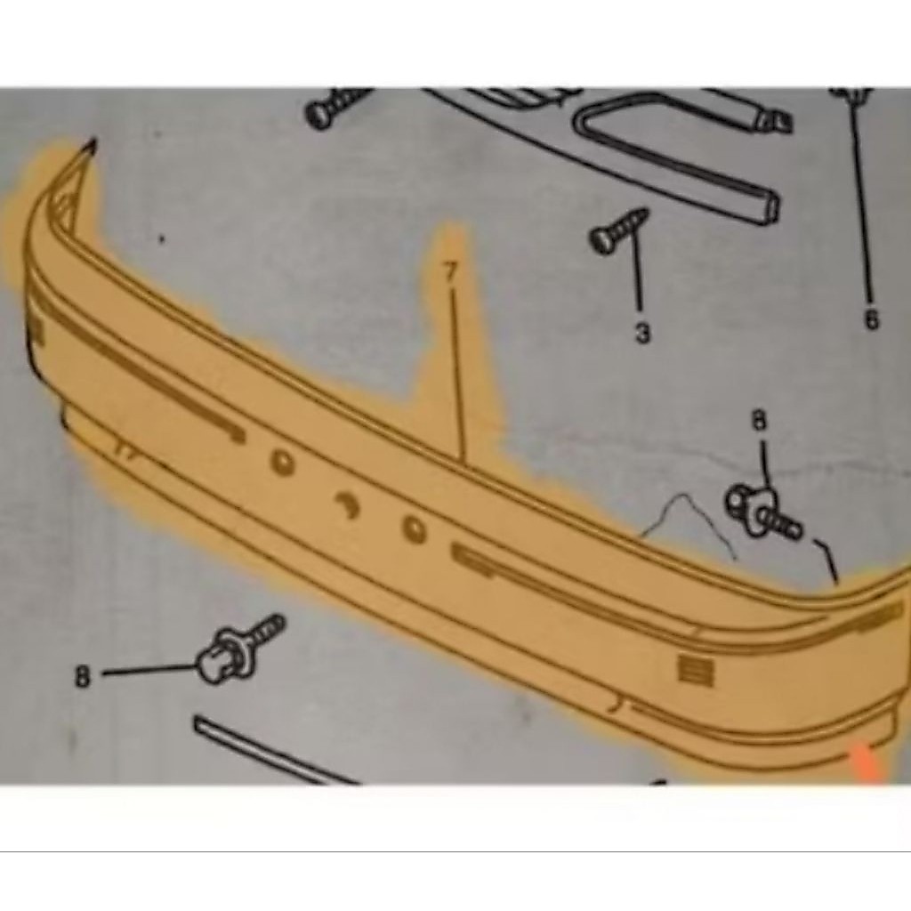 Bemper T120ss depan bumper depan t120ss original 100%
