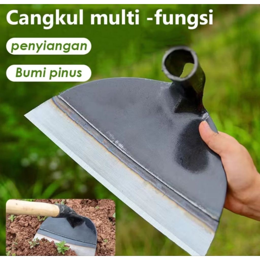 Alat Tani Cangkul Kepala Pengganti baja taman Cangkul PertanianCangkul Tangan bahan baja asli Asli B