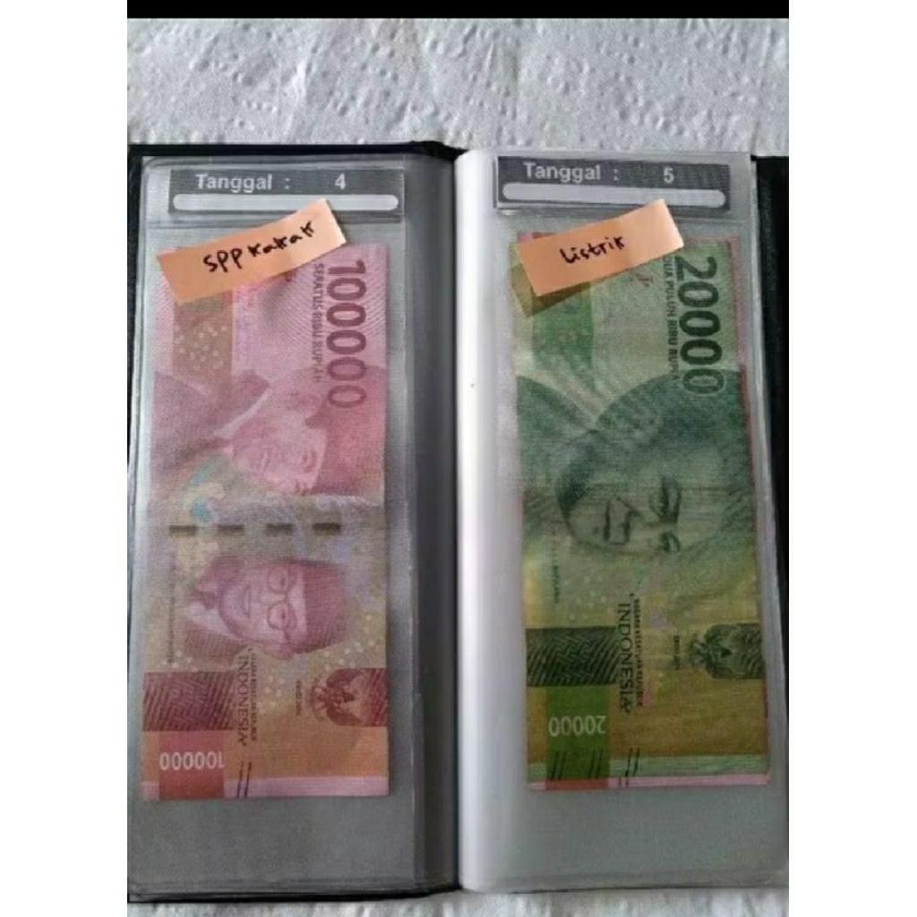 DOMPET MINI KEUANGAN bisa disiplin TABUNGAN Harian & Bulanan