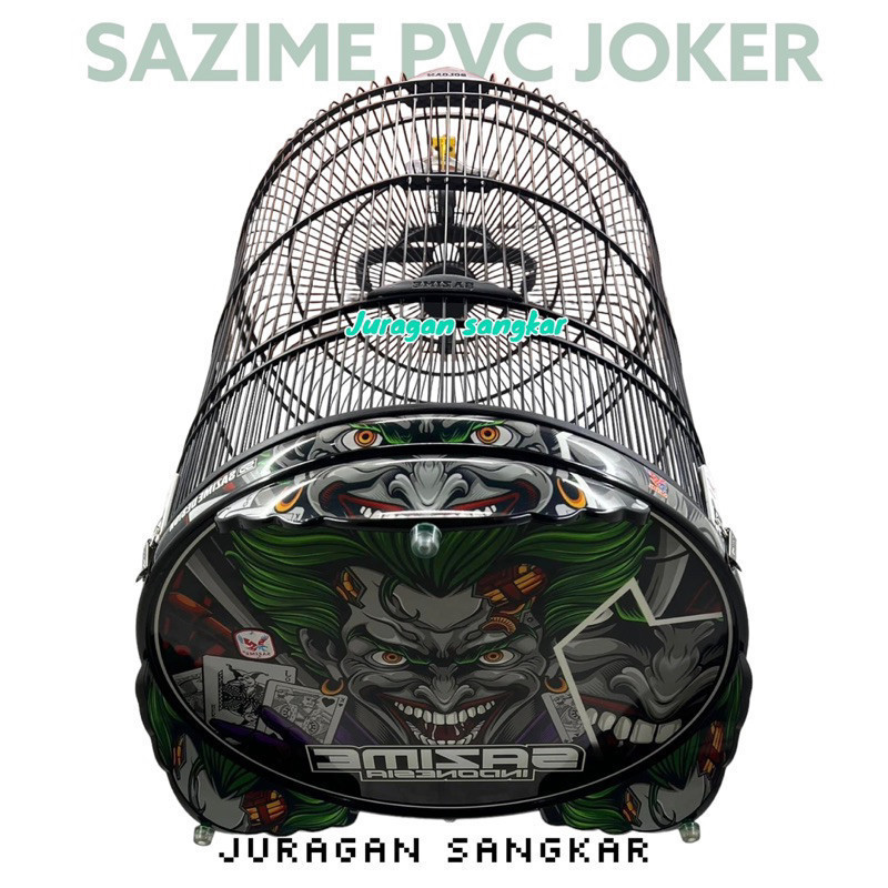 SANGKAR KANDANG MURAI SAZIME PVC DECAL JOKER