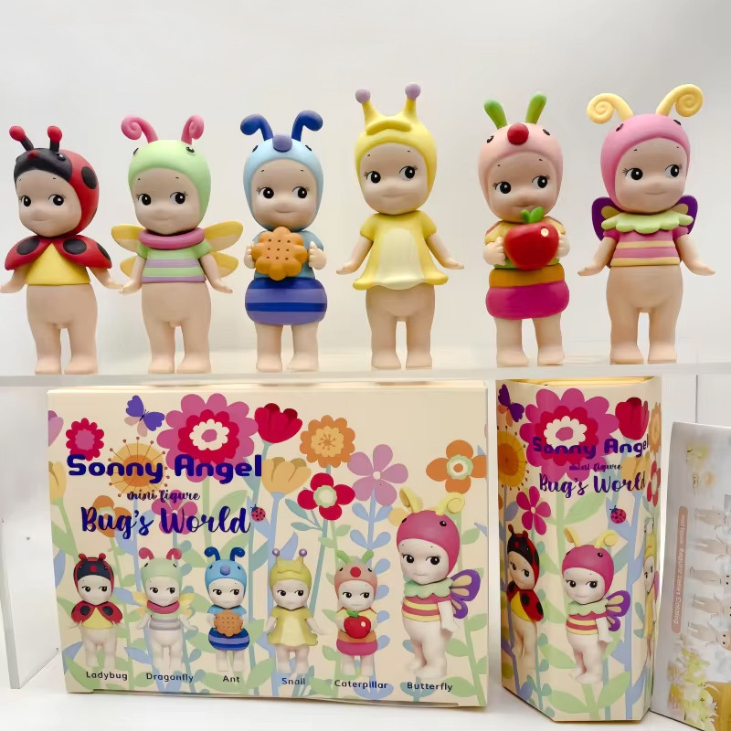 Sonny Angel Bug's World Series Blind Box Hippers Dreaming Animal Series Mini Figures Action Amine Mo