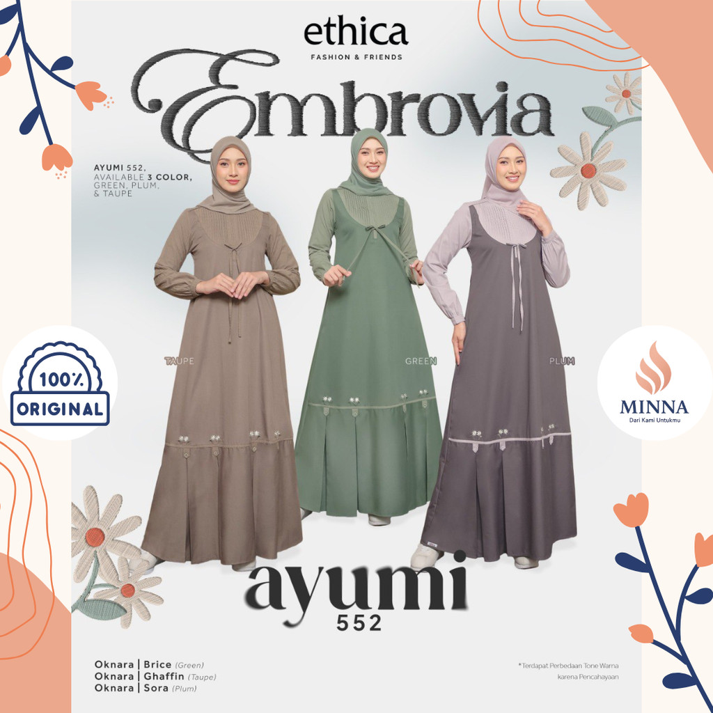 Ethica Gamis Wanita Kekinian Ayumi 552