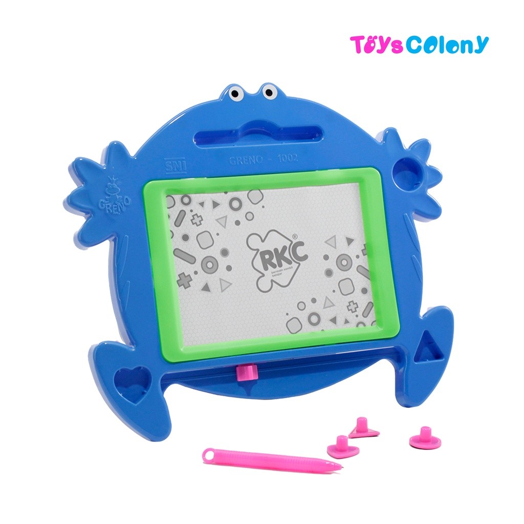

Promo Murah Mainan Edukasi Papan Tulis Magnet bentuk Kodok RKC01006-1 Meriah
