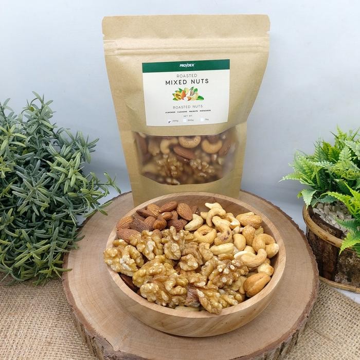 

PROMO! Prodex Roasted Mixed Nuts - Healthy, Snack, Cemilan, Kacang, Diet - 200g, CUSTOM