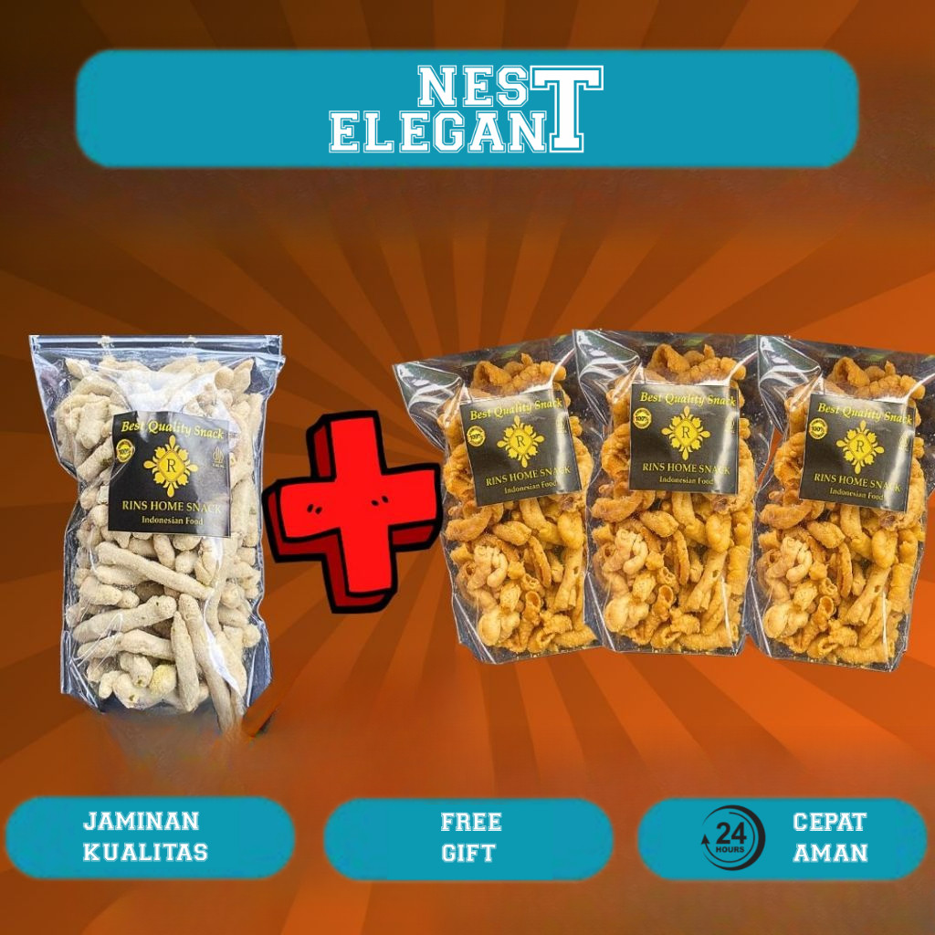 

TERMURAH BUNDLE USUS ORI DAN BASRENG 75GR DAPAT 4 BUNGKUS!!(USUS 3 DAN BASRENG 1)