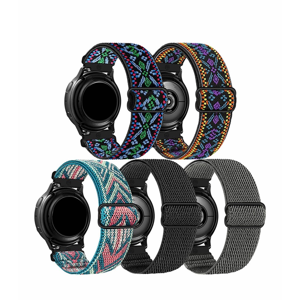 18/20/22mm Elastic Strap for Huawei GT2/GT3 42mm46mm Nylon Replacement Wristband for Huawei GT3 Pro/