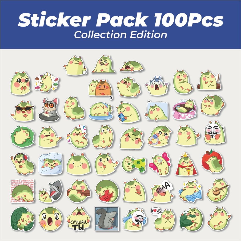 

Hot Stiker Animal Cute Green Frog Lucu Anti Air Stikers Berperekat Waterproof Sticker Decal Buat Motor Helm Buku Journal Koper Casing HP Laptop Botol Minum