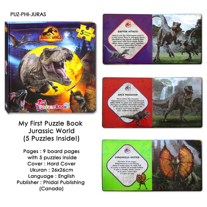 

My First Puzzle Book (5 Puzzles Inside!) - Jurassic World