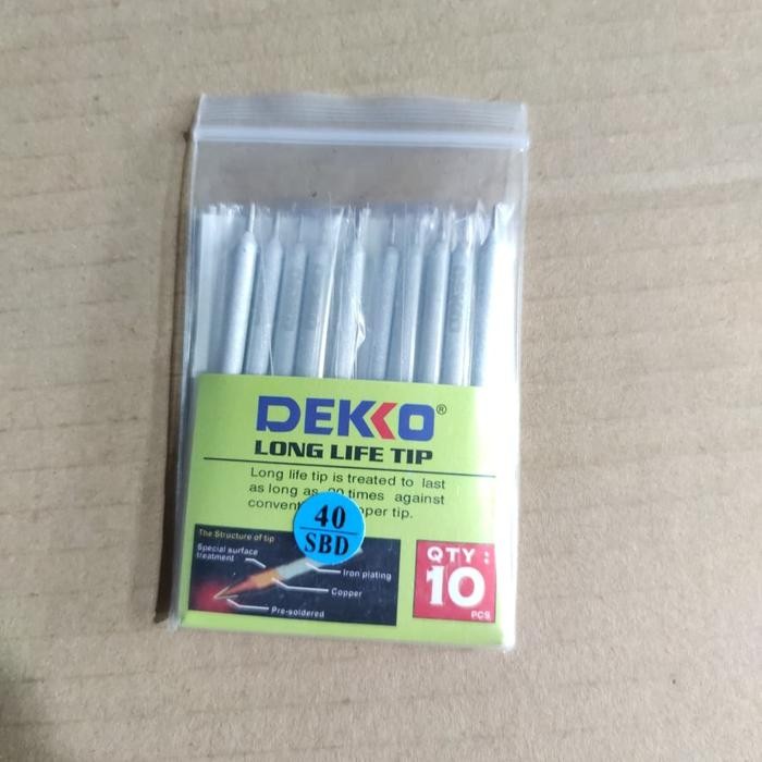 (BACA DESKRIPSI) Mata solder 40watt dekko original / mata solder 40 watt dekko original