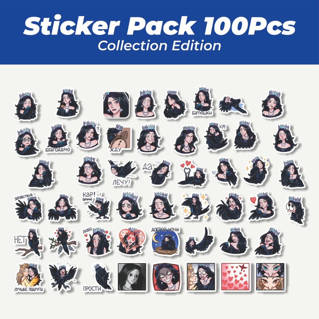

Hot Stiker Funny Karakter Crow Girl Sirin Lucu Anti Air Stikers Berperekat Waterproof Sticker Decal Buat Motor Helm Buku Journal Koper Casing HP Laptop Botol Minum