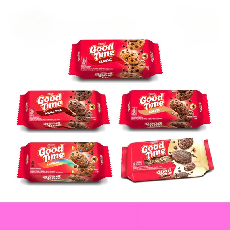 

Biskuit Good Time (5 Varian Rasa) (72g) BON