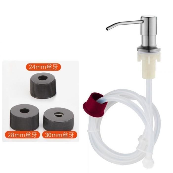 

Tempat Sabun Keran/Soap Dispenser Wastafel/Kitchen Sink Tempat - Perak