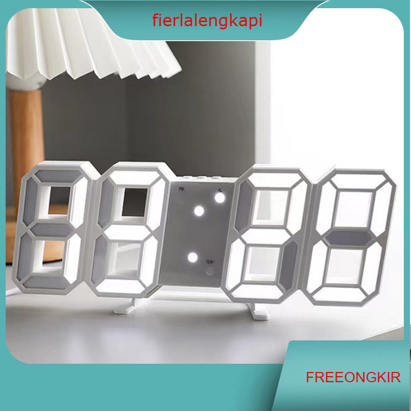 Jam Dinding Digital LED 3D Modern/ Jam Dinding Digital / Jam Dinding LED / Jam Dinding Estetik / Jam