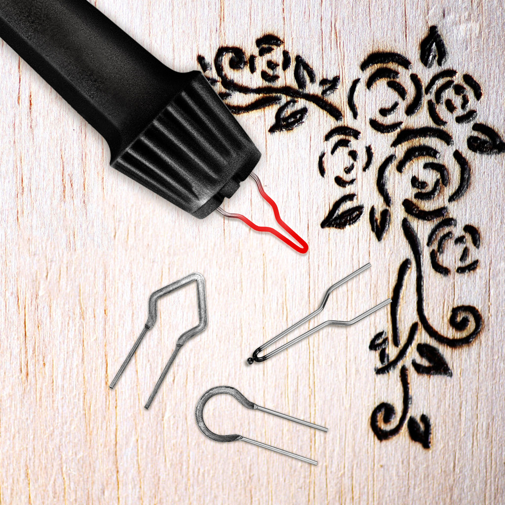 

30pcs Pyrography Set Shaped Wire For Burning Craft Fine Tip Kit Accessories Different Shapes Chrome-Nickel Tips Wood Burning