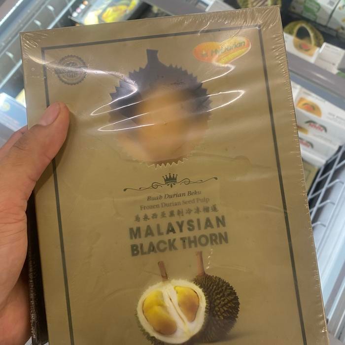 

Durian malaysia black thorn special promo pack 400 grm