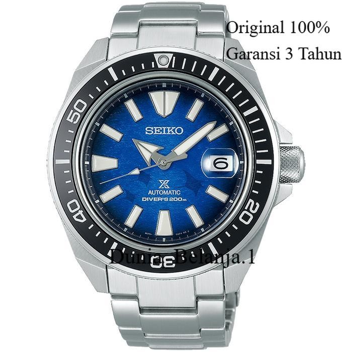 Original 100% Jam Tangan Seiko Prospex SRPE33 SRPE33K1 Manta Ray Automatic Diver Save The Ocean
