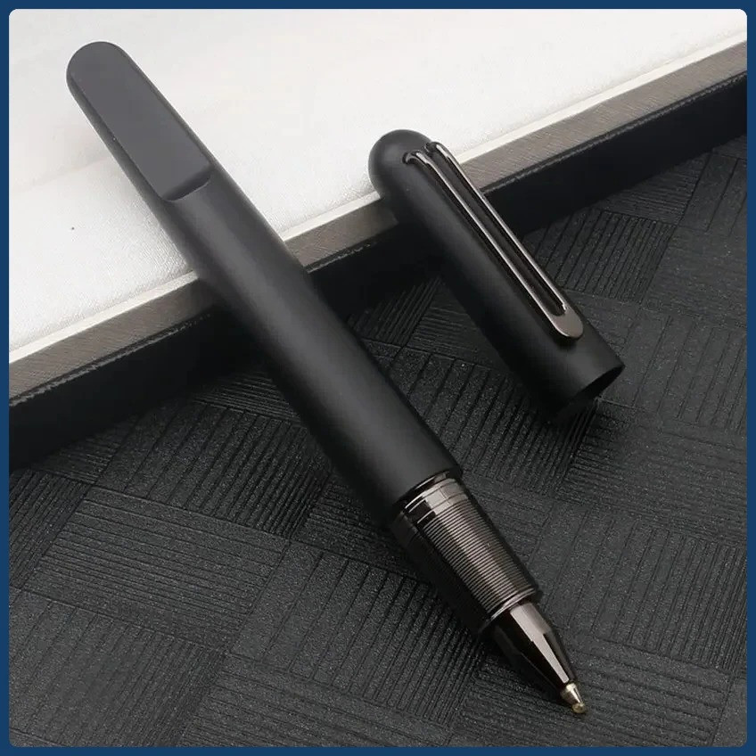 

Ultra Black M Collection Rollerball Signnature Pens Best Resin Fountain Pen with Magnetic Cap Cute Stationery