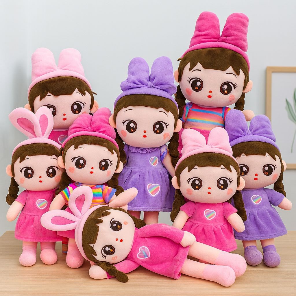 

Grosir Boneka & Guling Hello Metoo Pretty Girl Bunny Rabbit Kelinci Cantik Label SNI Bahan Yelvo Halus Mudah Dicuci