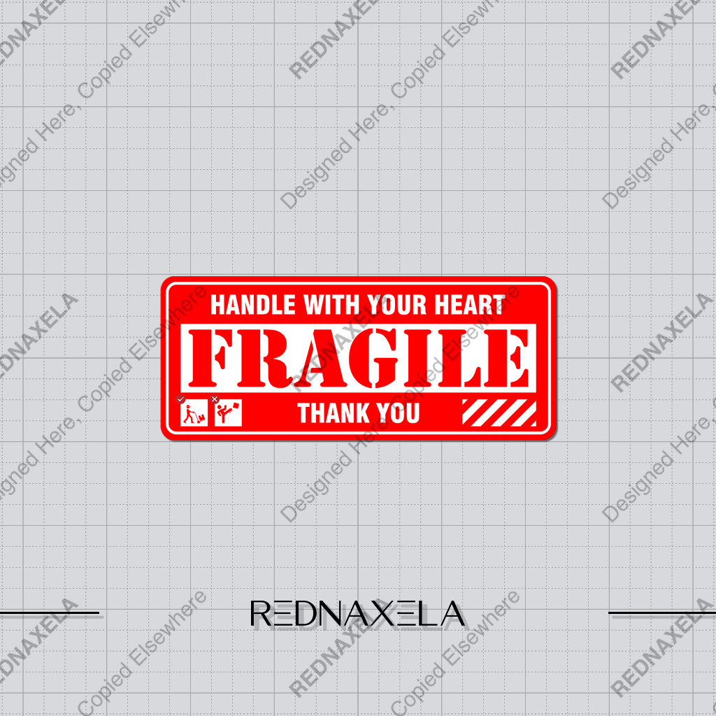 

Stiker Vinyl Fragile #2 Stiker Koper Outdoor Waterproof Sticker