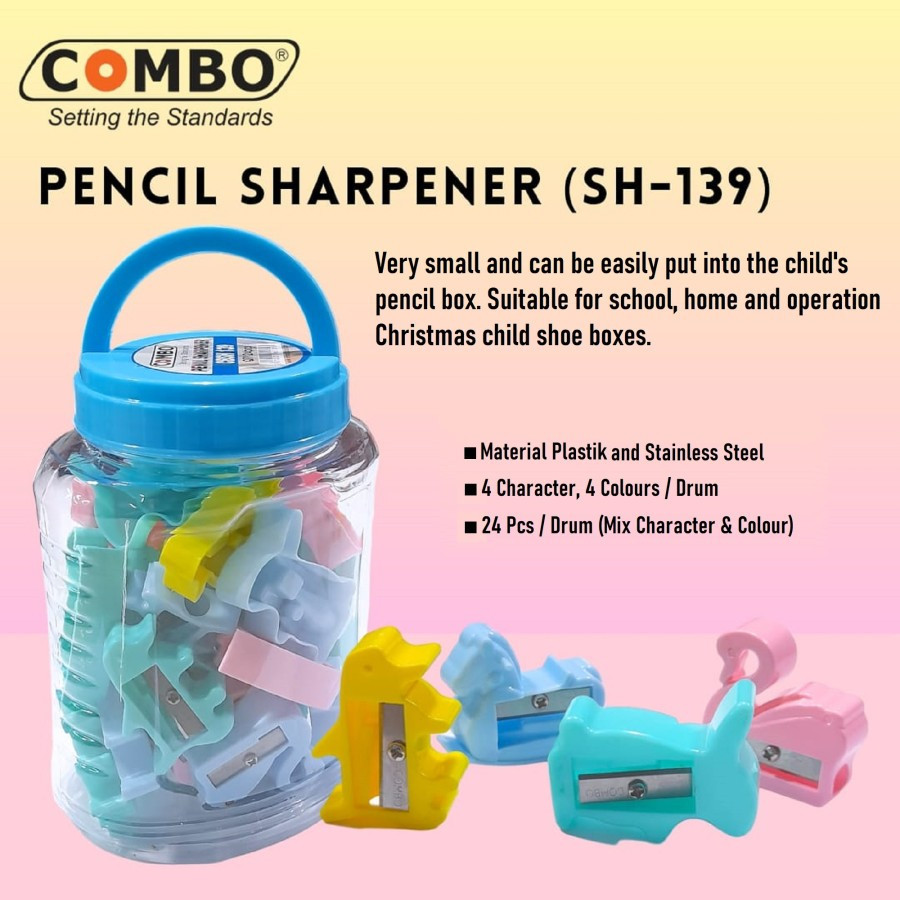 

Serutan Pensil Lucu / Rautan Pensil Imut / Manual Pencil Sharpener 139