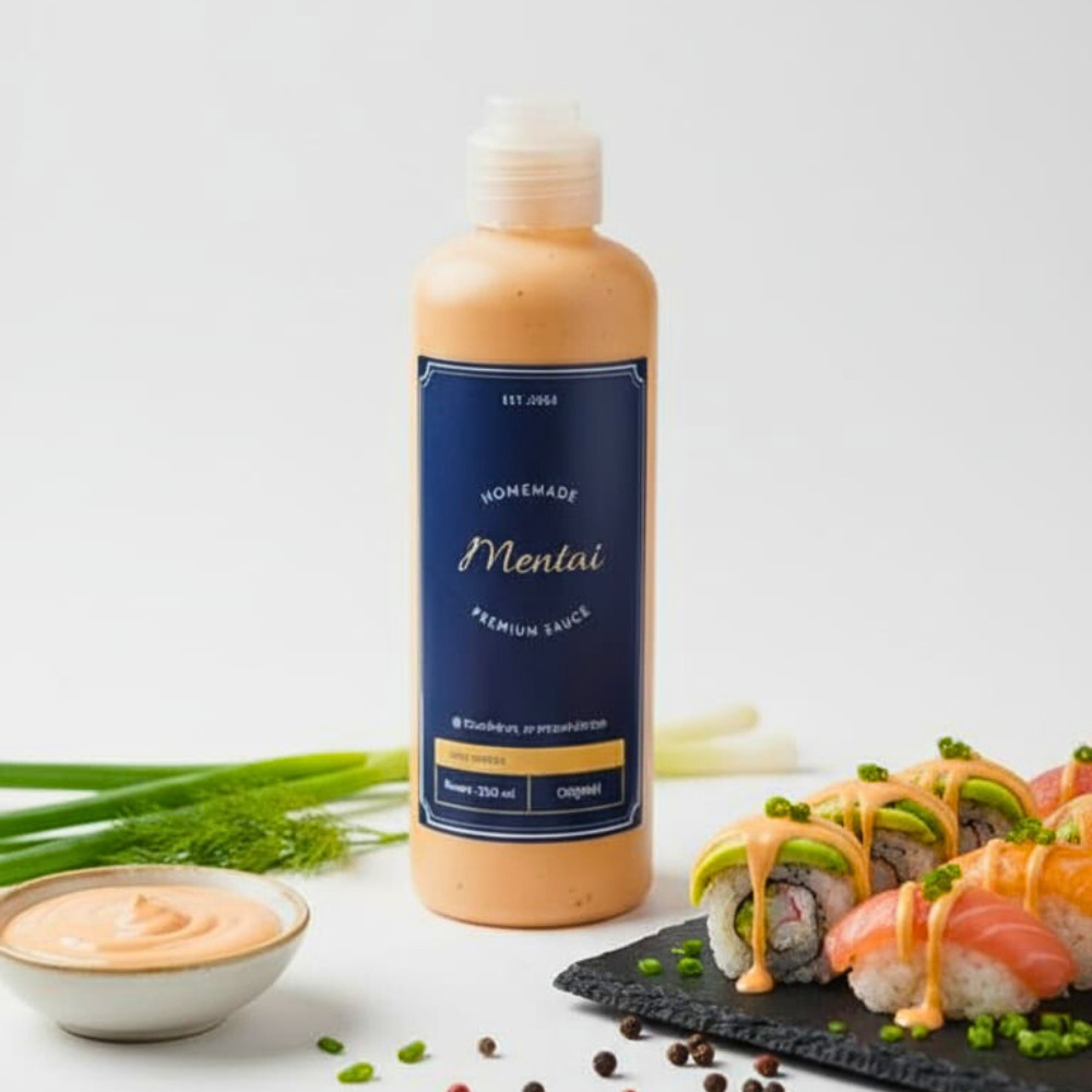 

Saus Saos Mayonaise Mentai Halal Premium Homemade Horeka Cafe Murah 250ml BOWLKEUN